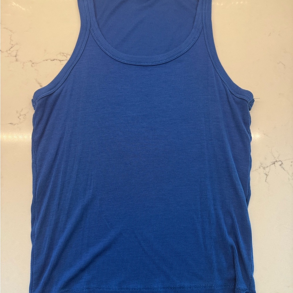 Cotton On Vibrant Blue Ribbed Tank